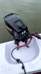 Động Cơ thuyền Hangkai 15HP 2 thỳ