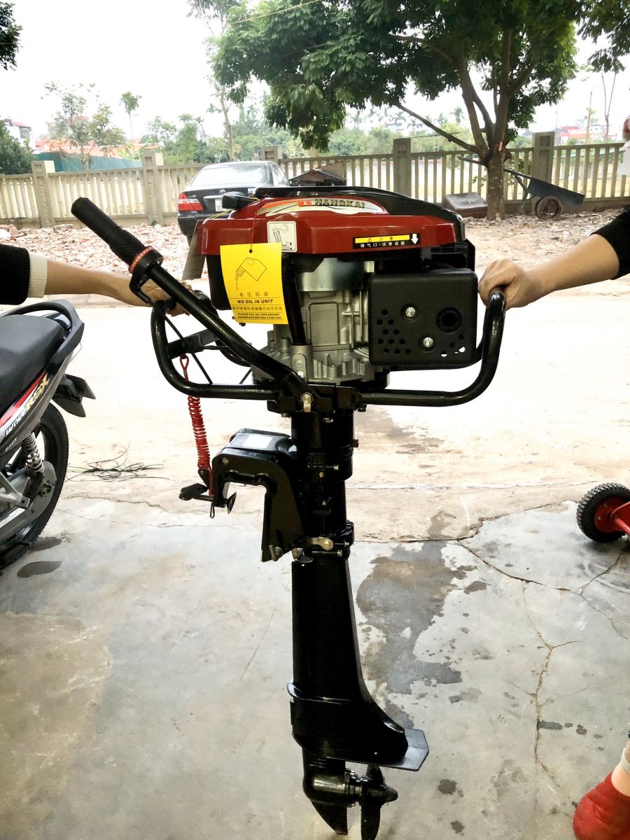 Động Cơ thuyền Hangkai 7HP 4 thỳ